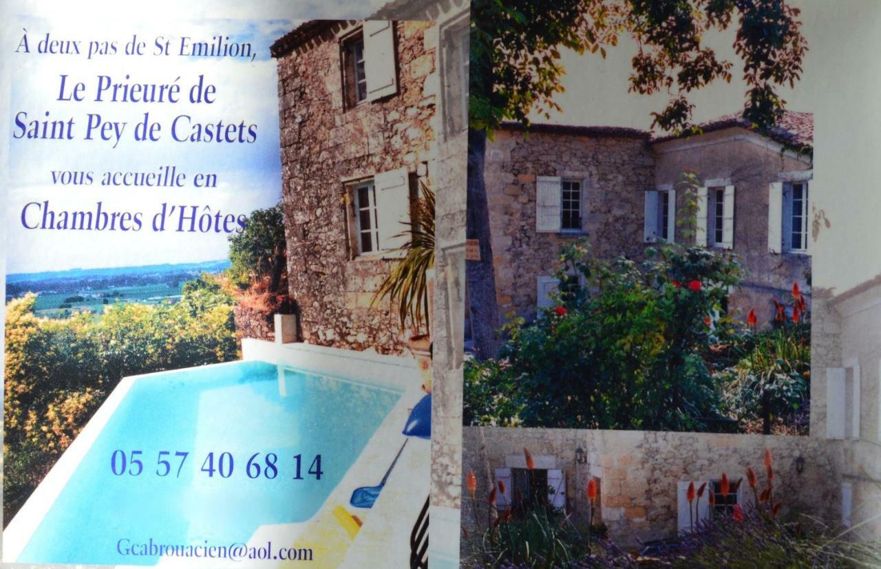 Le Prieure Bed and Breakfast Saint-Pey-de-Castets Buitenkant foto