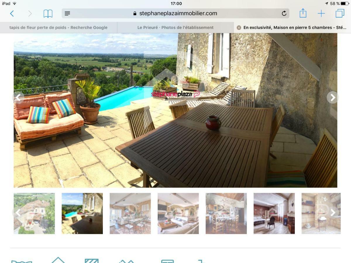 Le Prieure Bed and Breakfast Saint-Pey-de-Castets Buitenkant foto